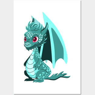 Smiling dragon Posters and Art